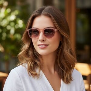 New Garrett Leight GLCO X ANDRe SARAIVA SUN New Gradient Oval Ladies Sunglasses